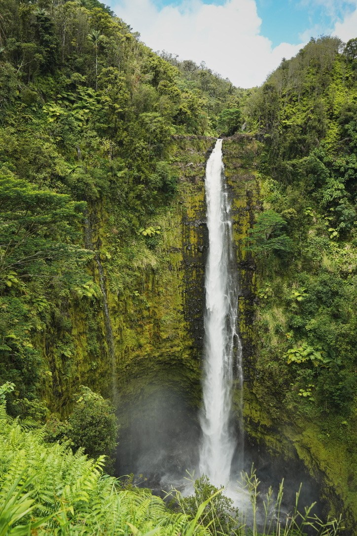 Akaka Falls on the Island of Hawaii